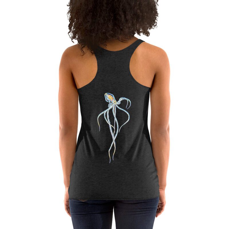 Racerback Tank Octopus Black