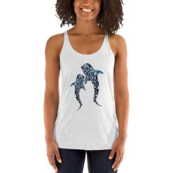 Racerback Tank Whaleshark White