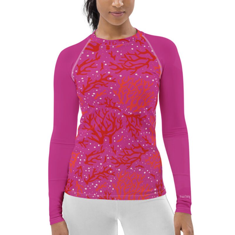 Coral Rashguard Pink