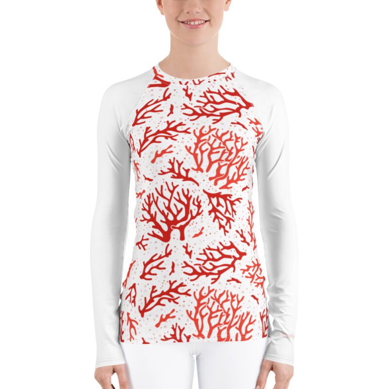 Rashguard Coral White