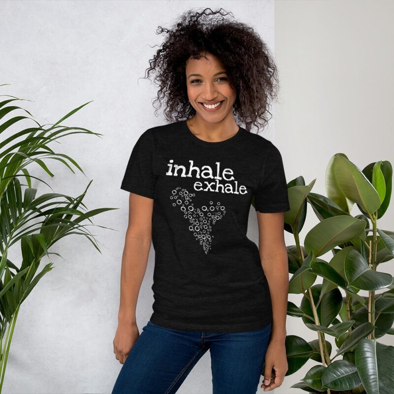 T-shirt Inhale Exhale for men and women