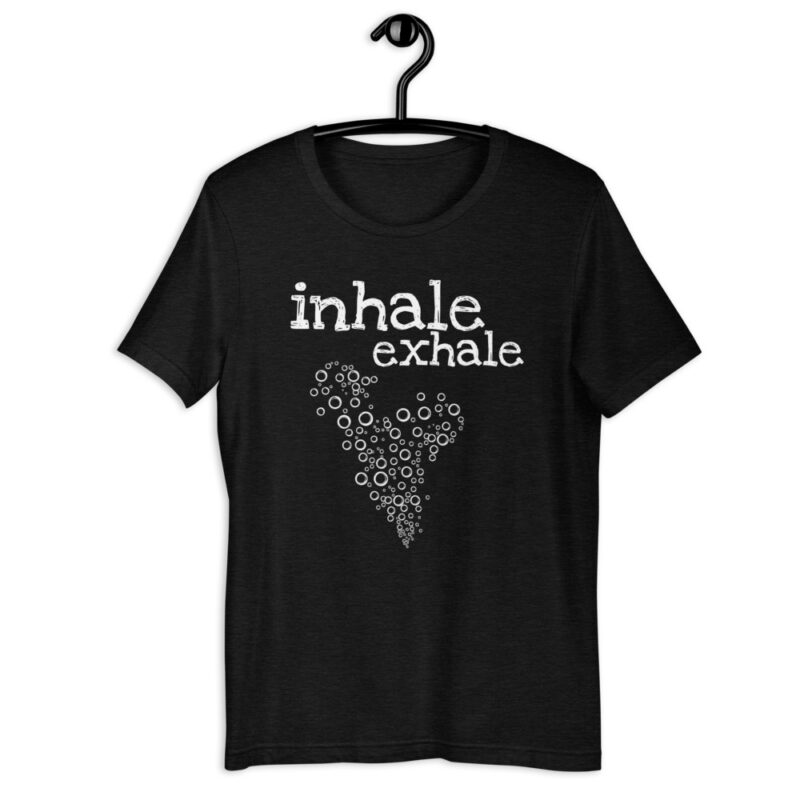 T-shirt Inhale Exhale for men and women