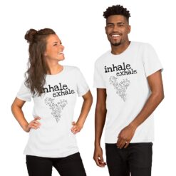 T-shirt Inhale Exhale for men and women
