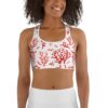 Swim Bra Coral White