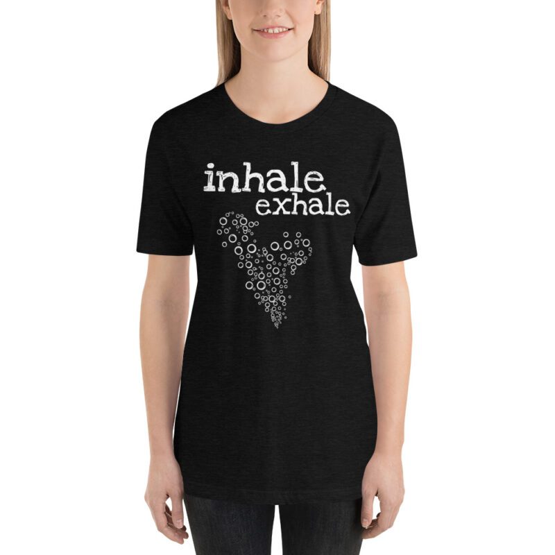 T-shirt Inhale Exhale for men and women