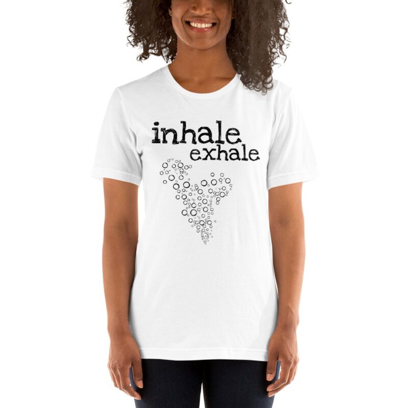 T-shirt Inhale Exhale for men and women