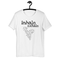 T-shirt Inhale Exhale for men and women