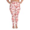 Leggings Coral White Plus