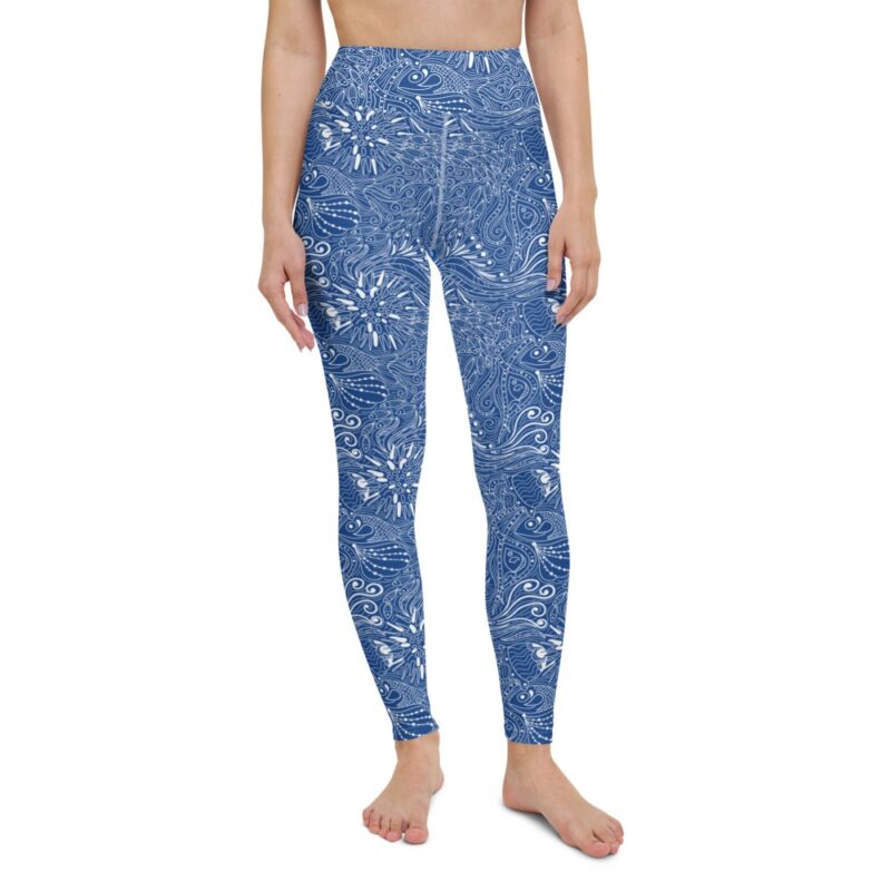 High waist leggings Ocean Tattoo from Mantaraj