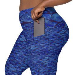 Tile Leggings with pocket Plus size