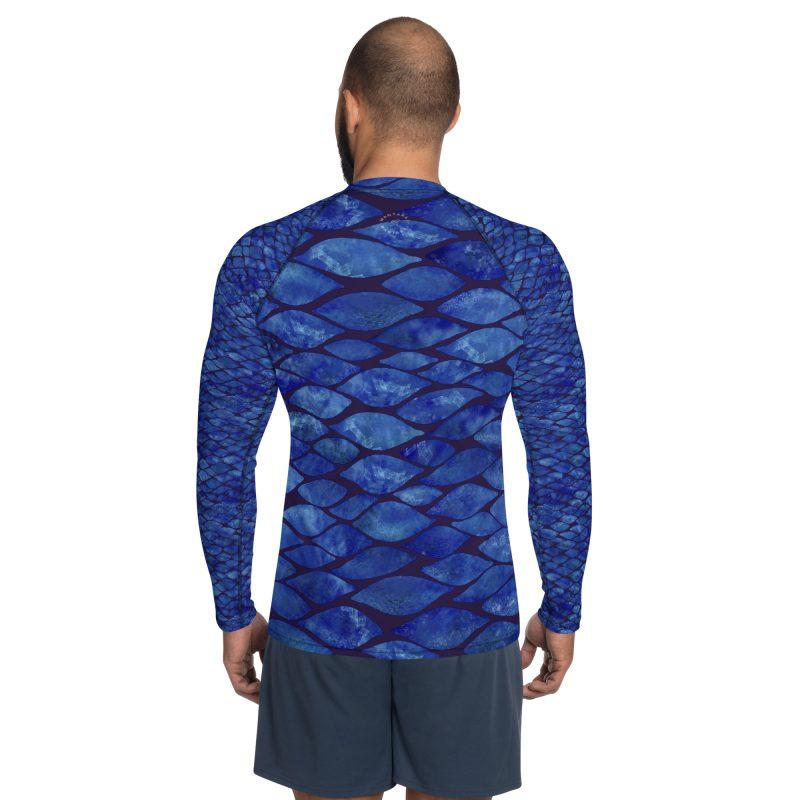 Mens Rashguard from the back