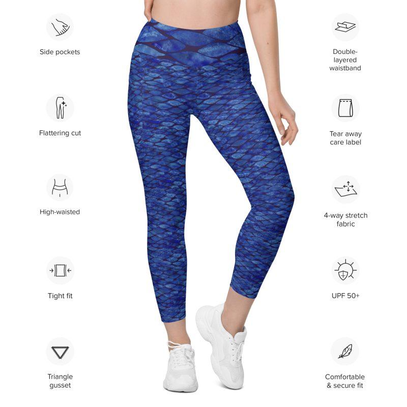 Tile Leggings with pockets size chart