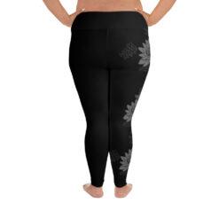 Plus size leggings Water Lily