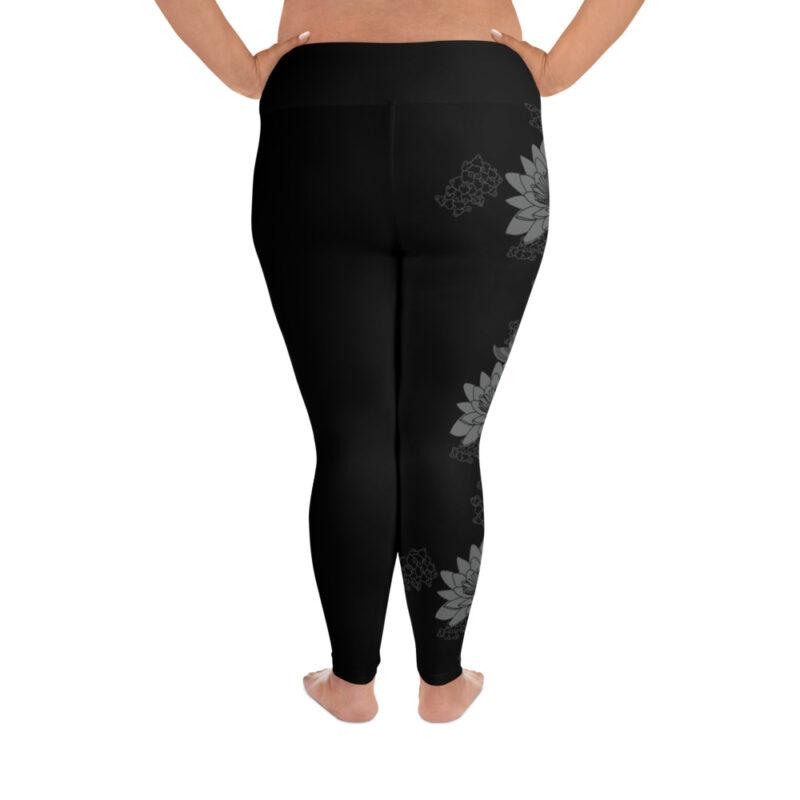 Plus size leggings Water Lily