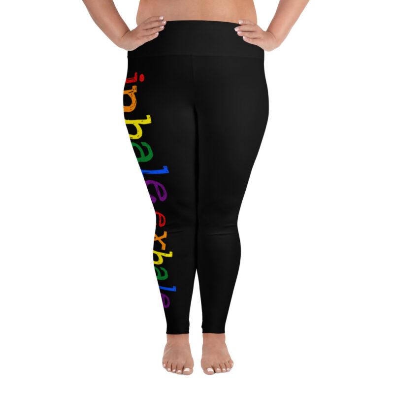 Inhale Exhale Pride Leggings Plus - Image 2