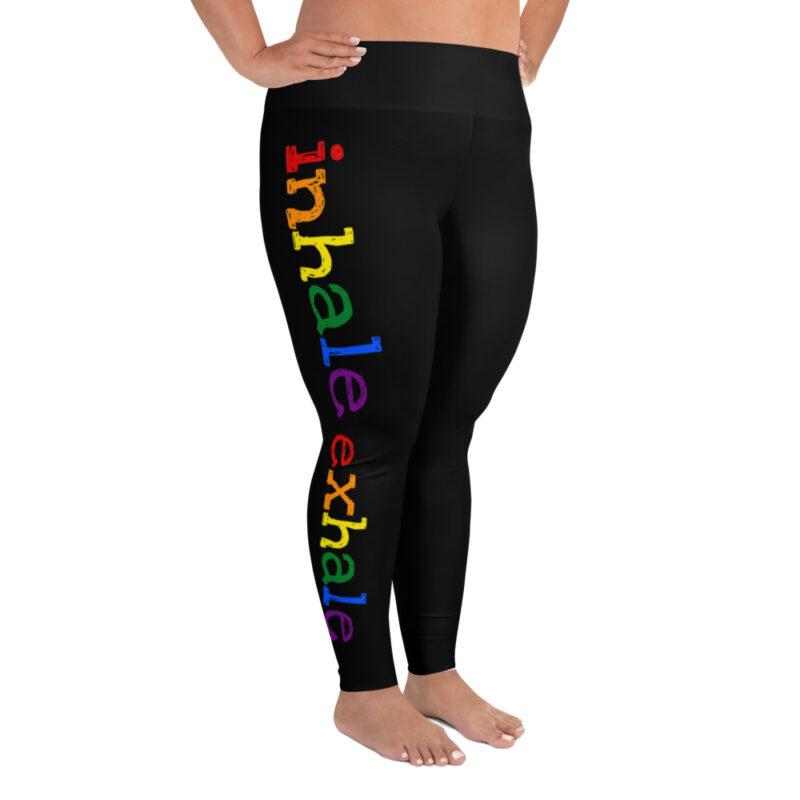 Inhale Exhale Pride Leggings Plus