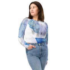 Jellyfish Crop Top Plus size