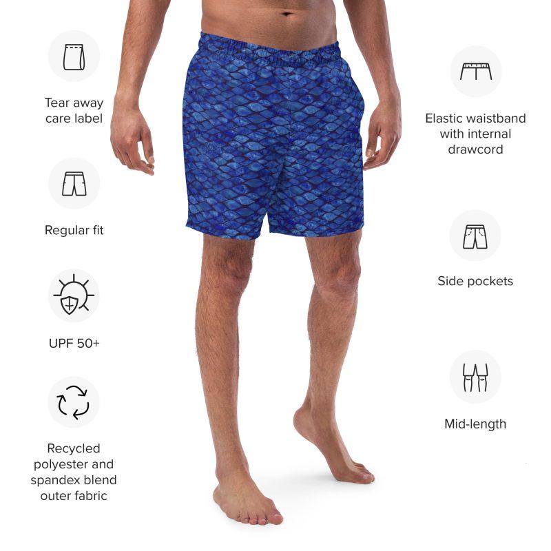 Mens Swim Shorts Tile