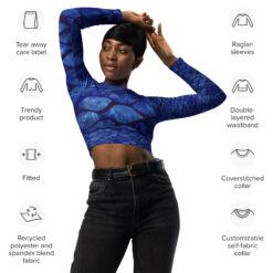 Long sleeve Tile Crop Top facts