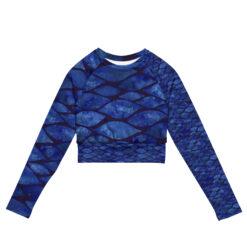 Long sleeve Tile Crop Top