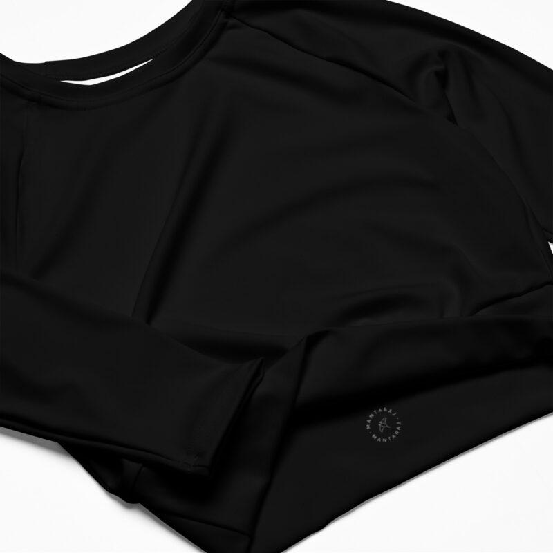 Recycled Crop Top rash guard