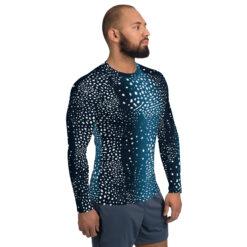 Rash Guard with Whale Shark pattern for men