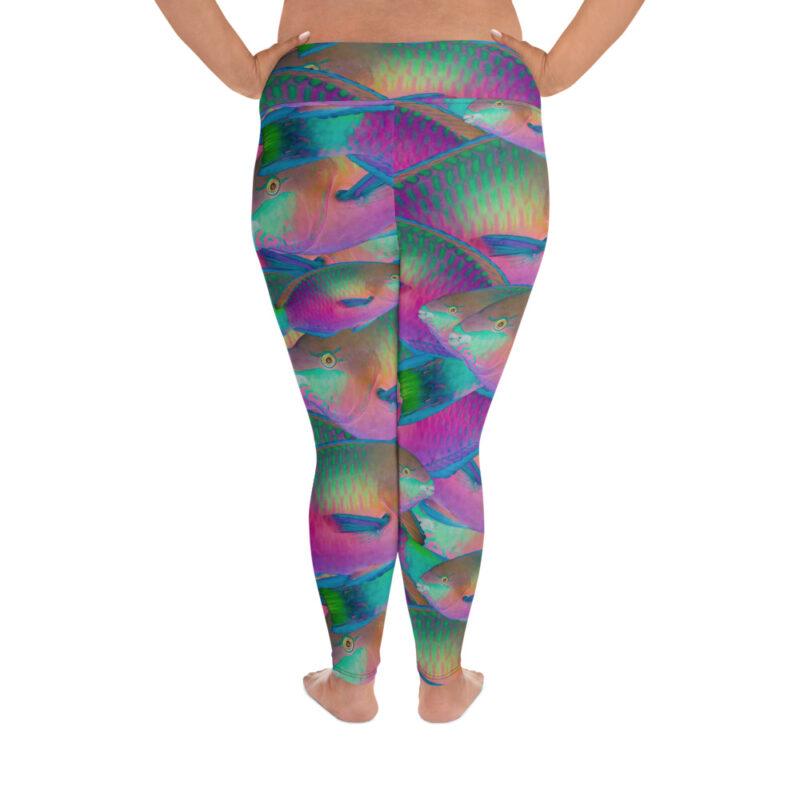 Plus size Parrotfish Yoga Leggings