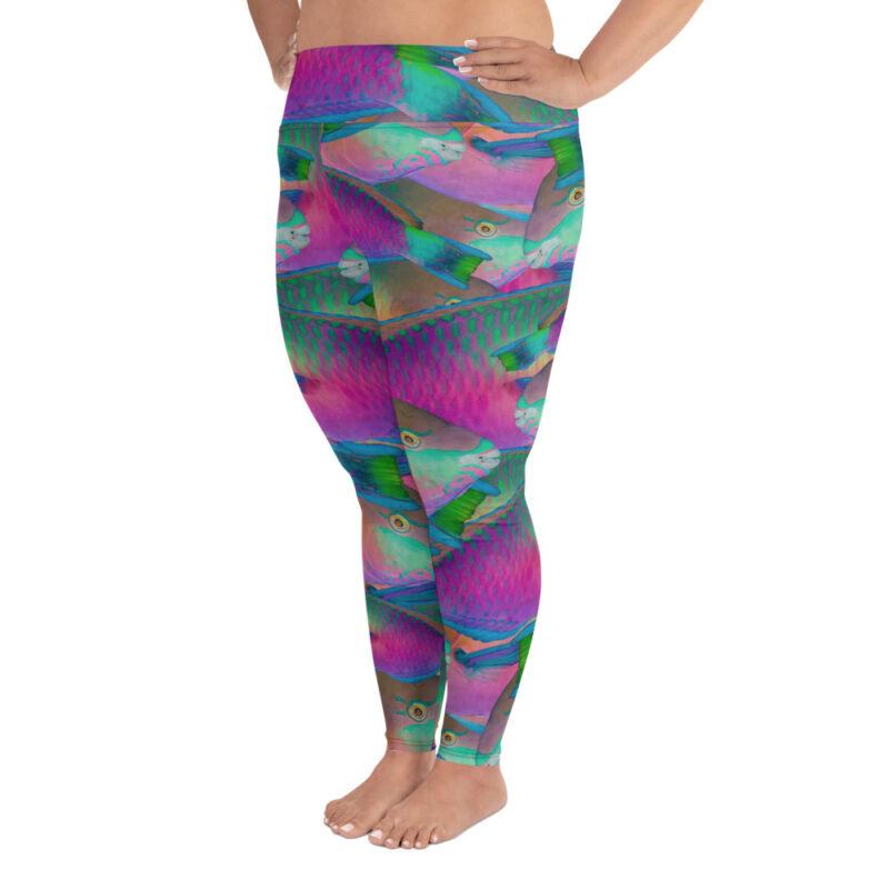 Parrotfish Yoga Leggings Plus