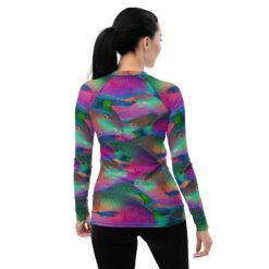 Rash Guard with a beautiful parrotfish pattern