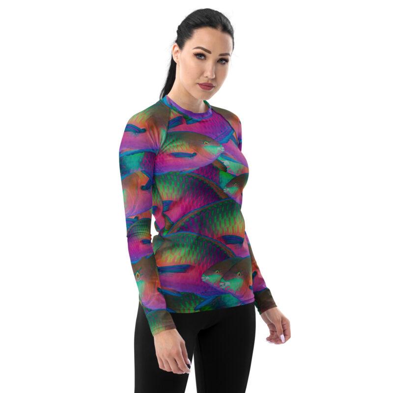 Colorful Parrotfish Rash Guard